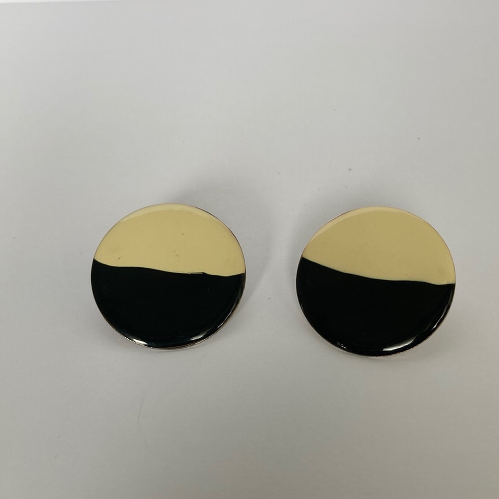 Two Tone Vintage Earrings